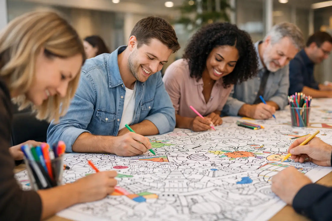 Le coloriage collaboratif géant, pour tous