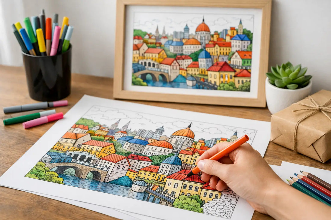 Coloriage pour adulte : créer, offrir, afficher