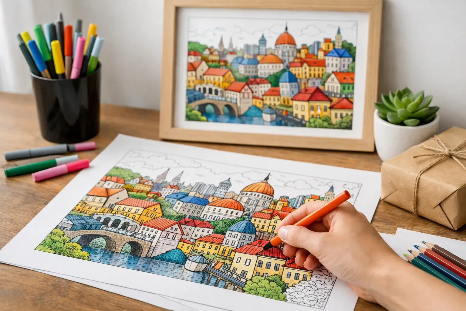 Coloriage pour adulte : créer, offrir, afficher