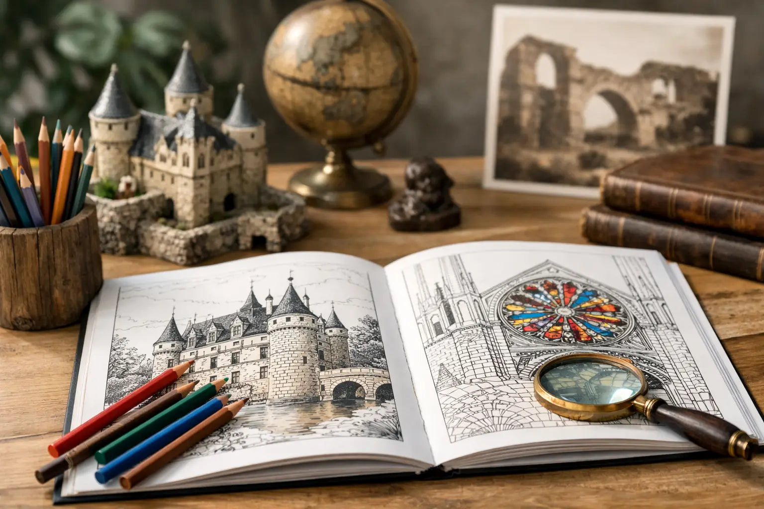 Pourquoi choisir un cahier de coloriage patrimoine