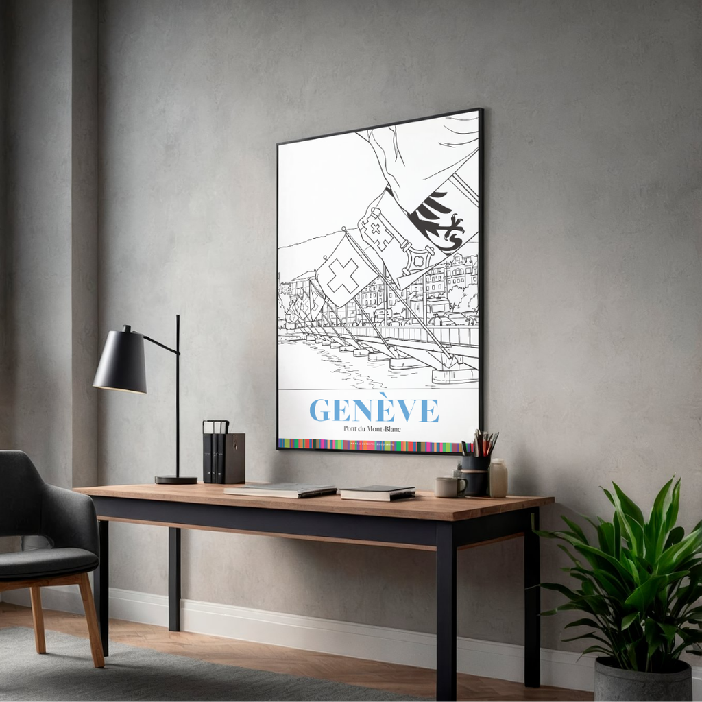 Genève - Pont du Mont-Blanc XXL
