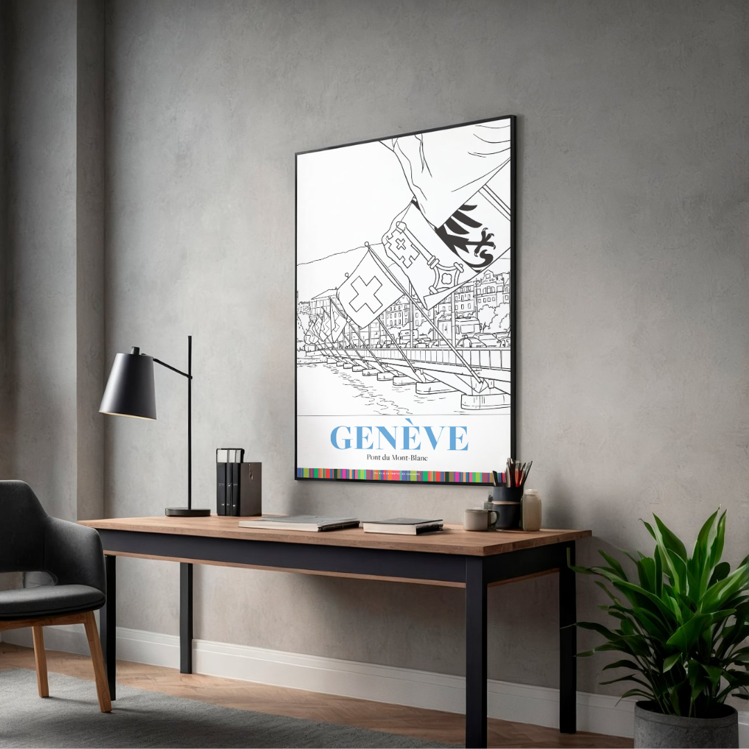 Genève - Pont du Mont-Blanc XXL