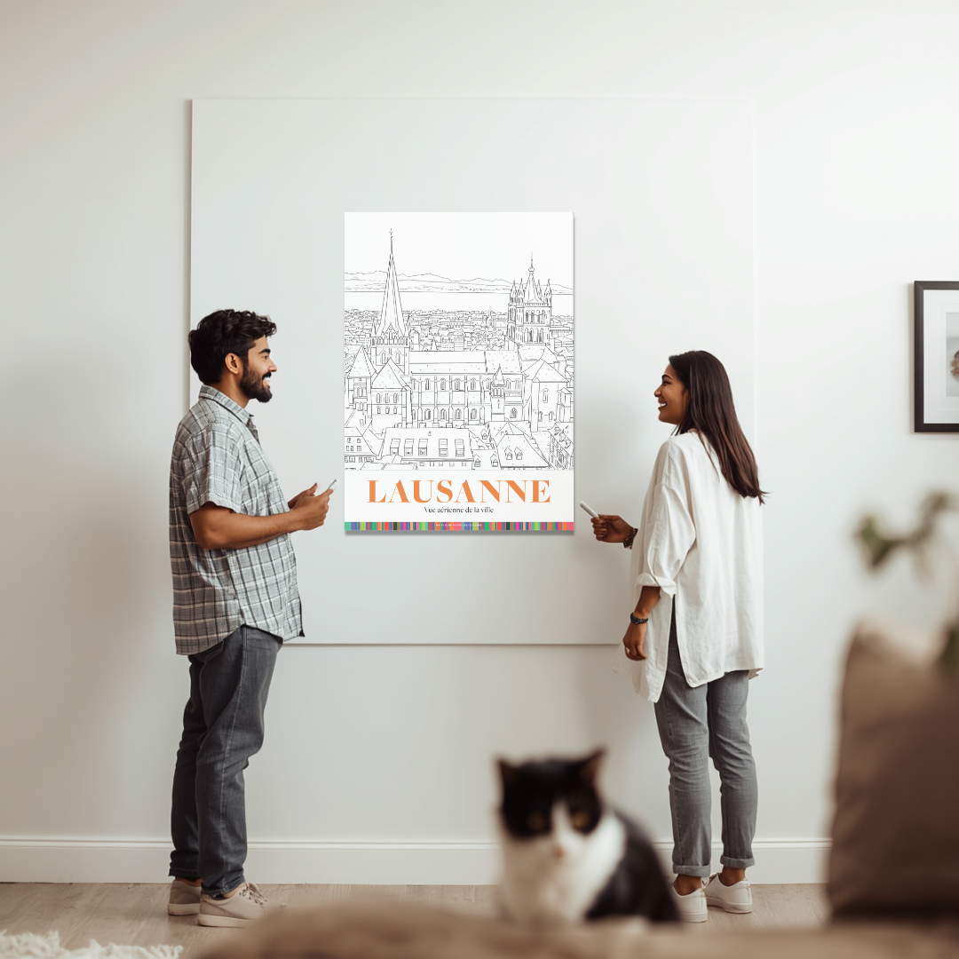 Lausanne - Poster XXL Intérieur