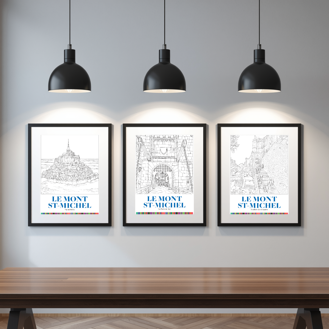 Le Mont St-Michel - Pack de 3