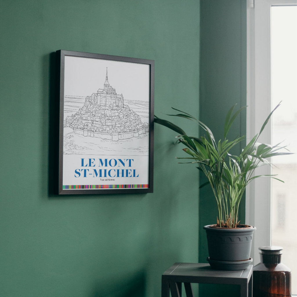 Le Mont St-Michel - Vue aérienne