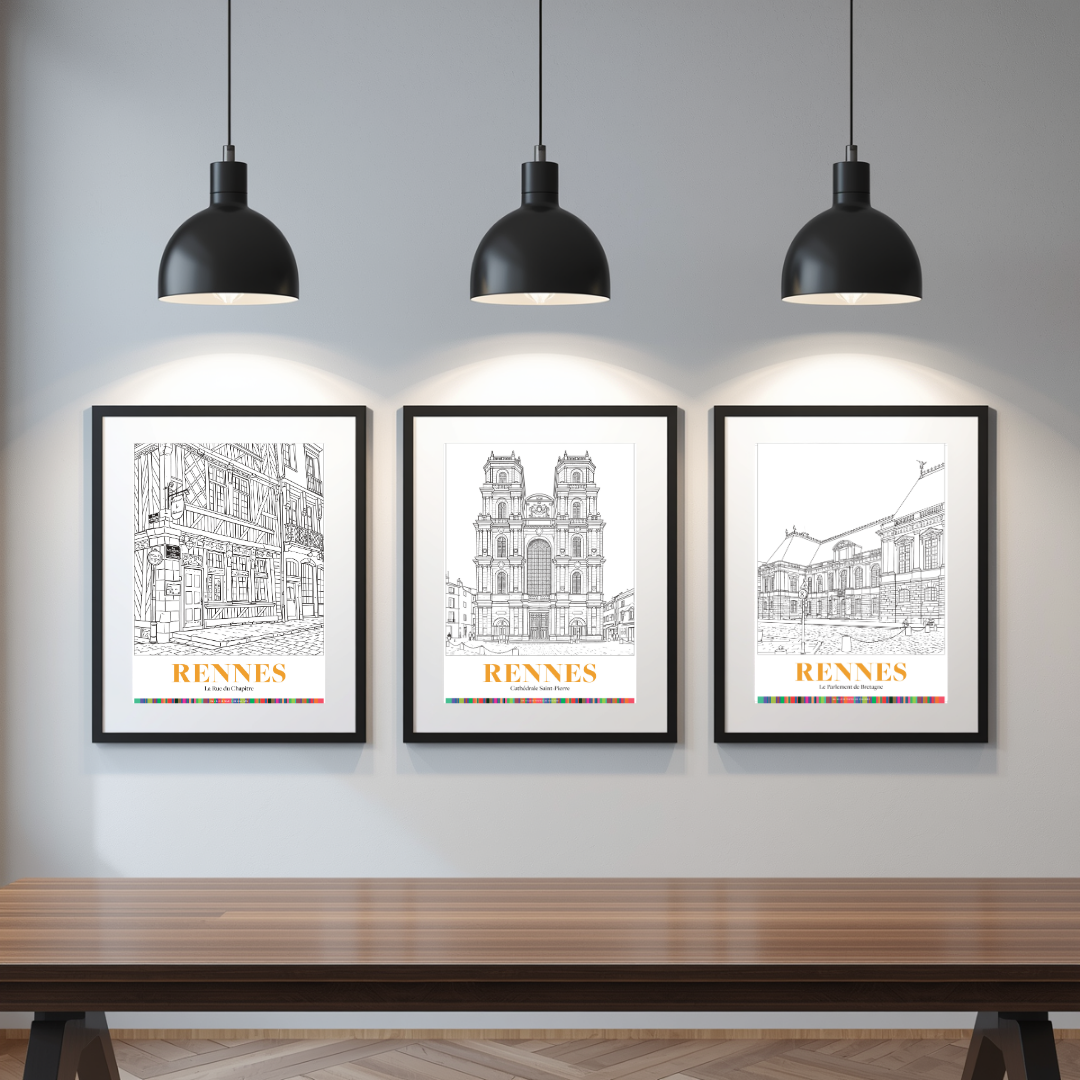 Rennes - Pack de 3