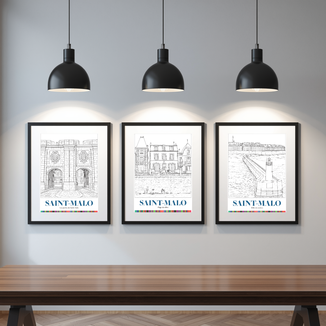 Saint-Malo - Pack de 3