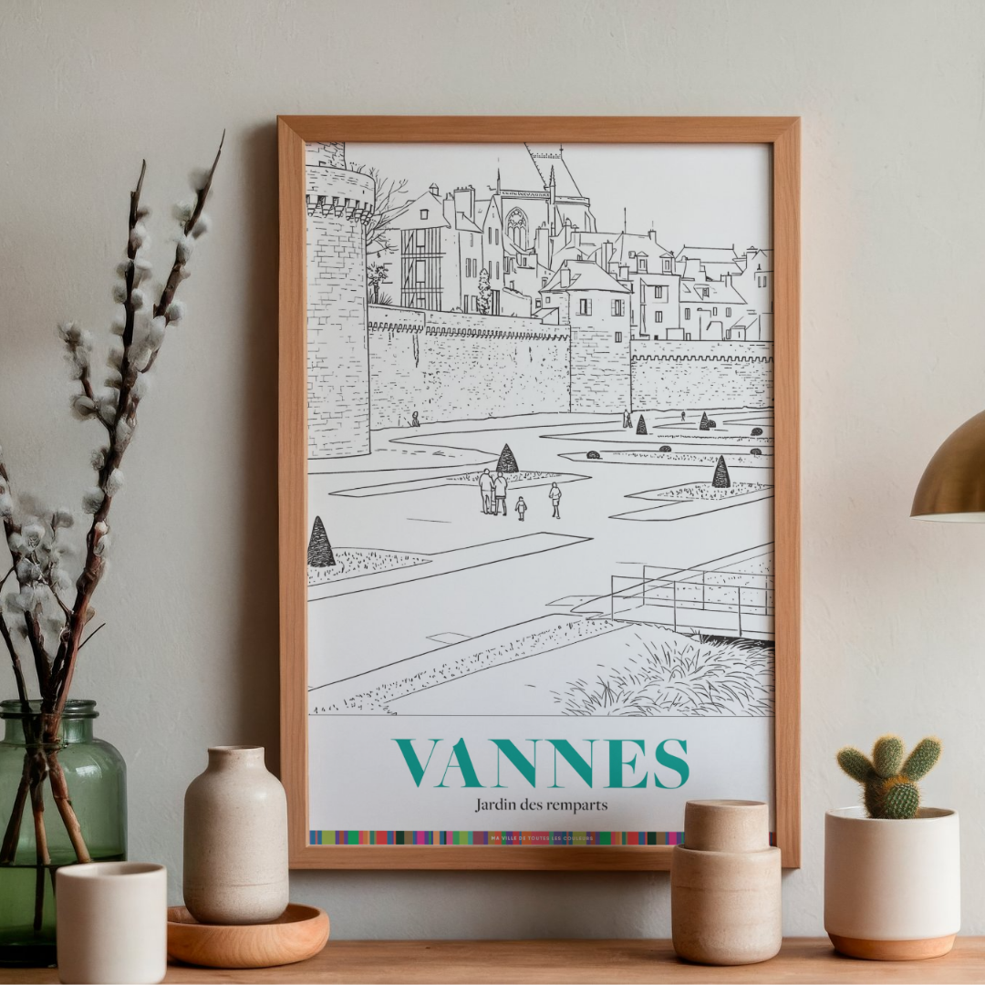 Vannes - Jardin des remparts A3