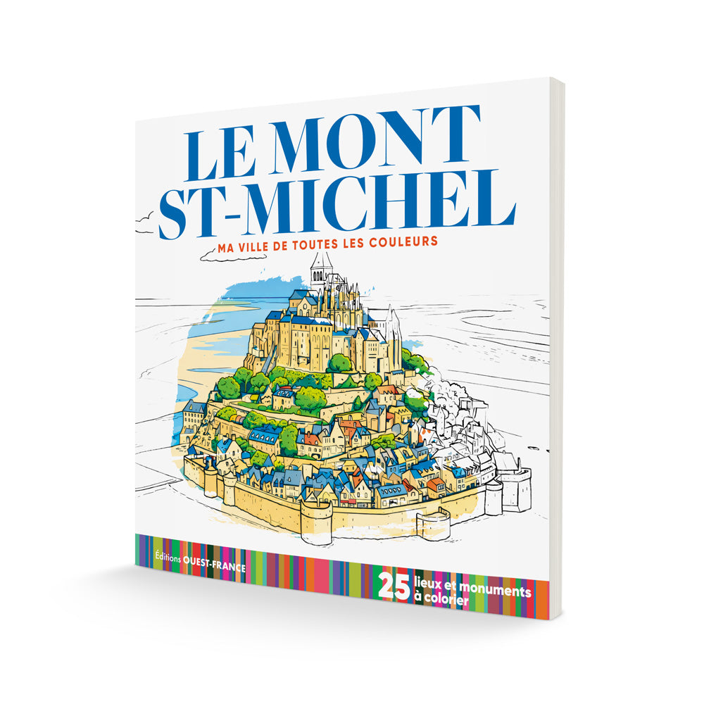 Mont-Saint-Michel - ma ville de toutes les couleurs - cahier de coloriage
