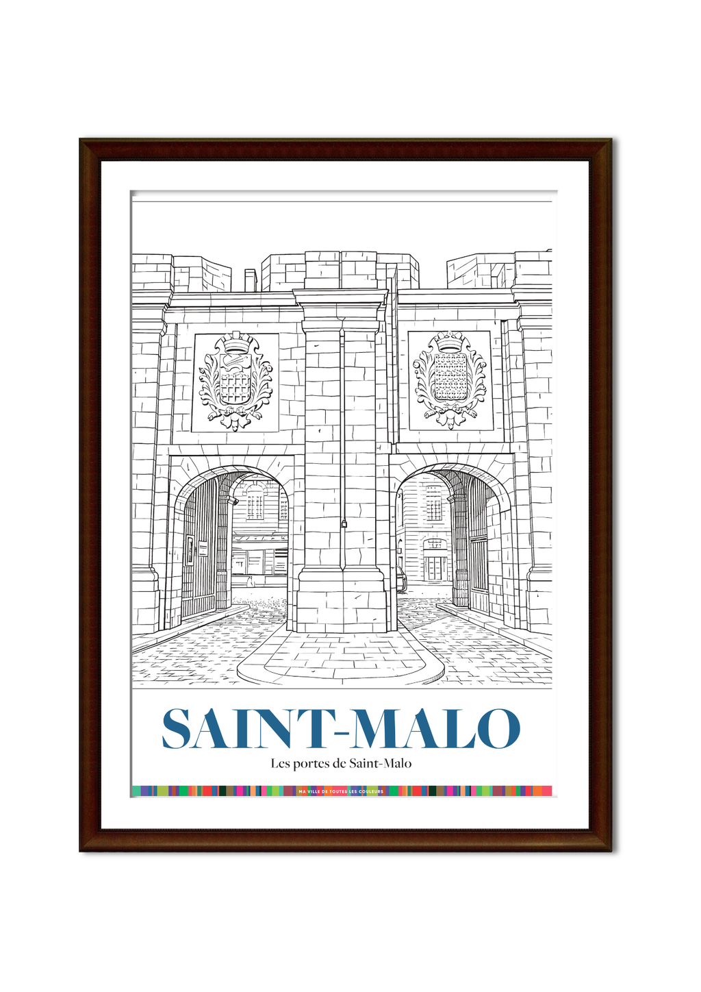 Affiche A2 Saint-Malo