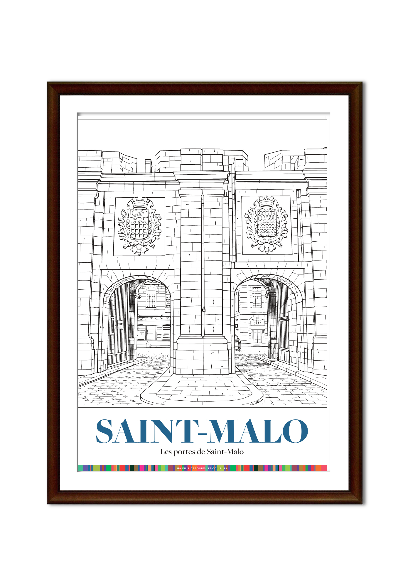 Affiche A2 Saint-Malo