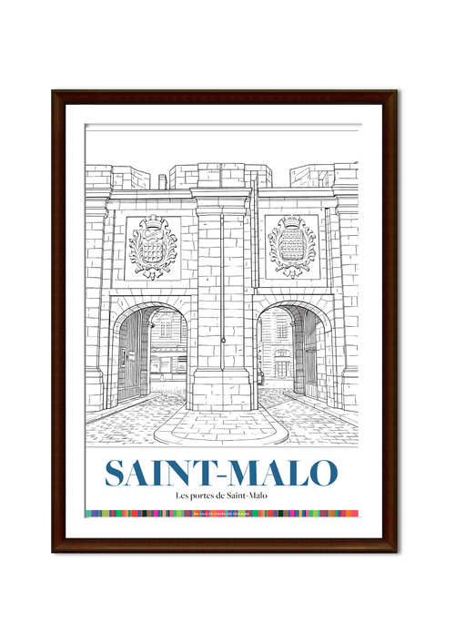 Affiche A2 Saint-Malo