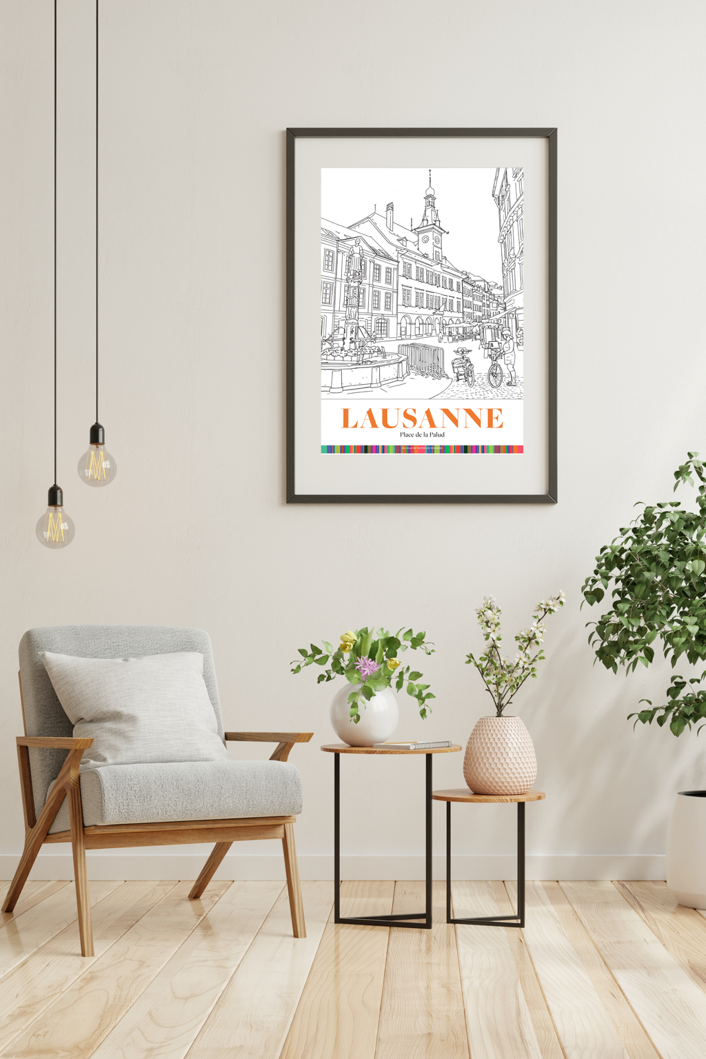 Pack 3 Affiches Lausanne