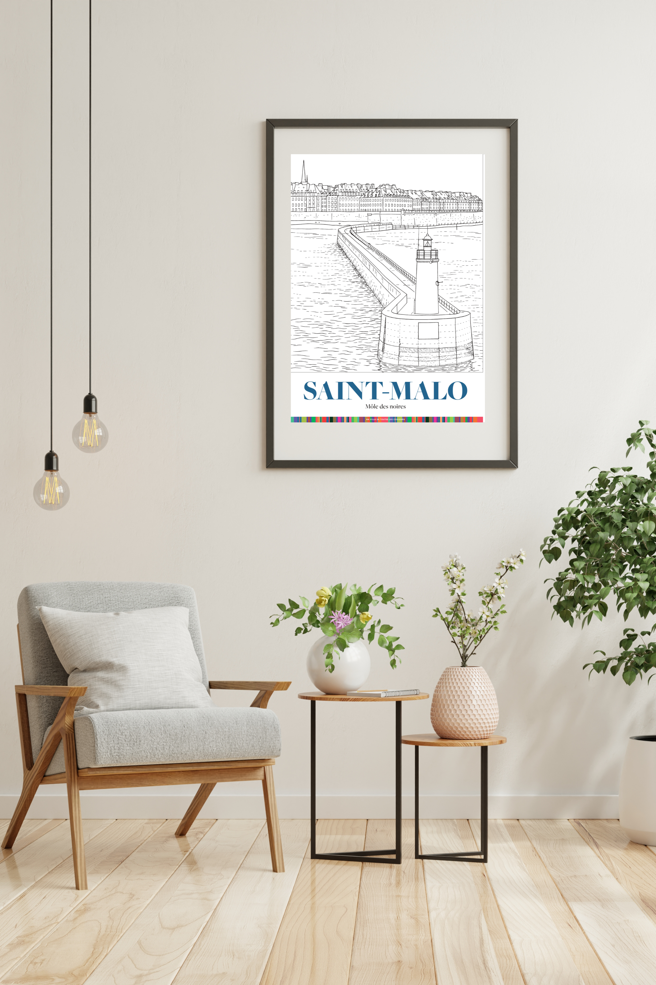 Pack 3 Affiches Saint-Malo