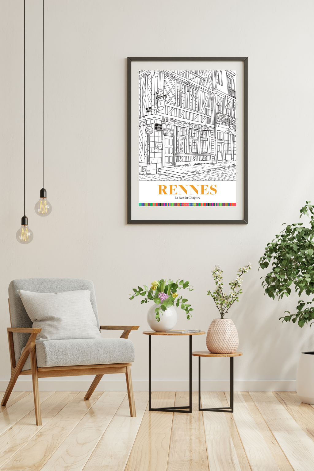 Pack 3 Affiches Rennes