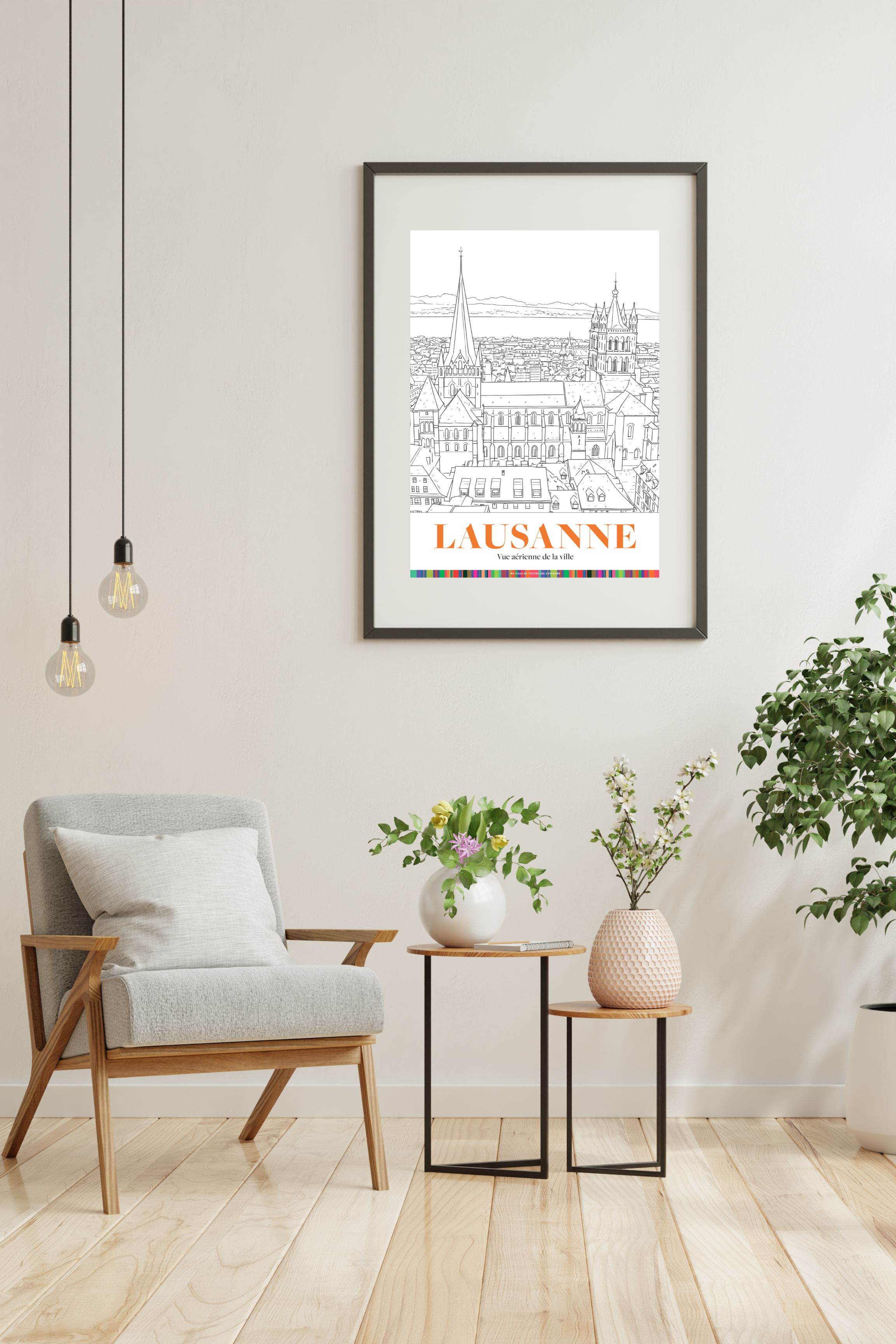 Pack 3 Affiches Lausanne