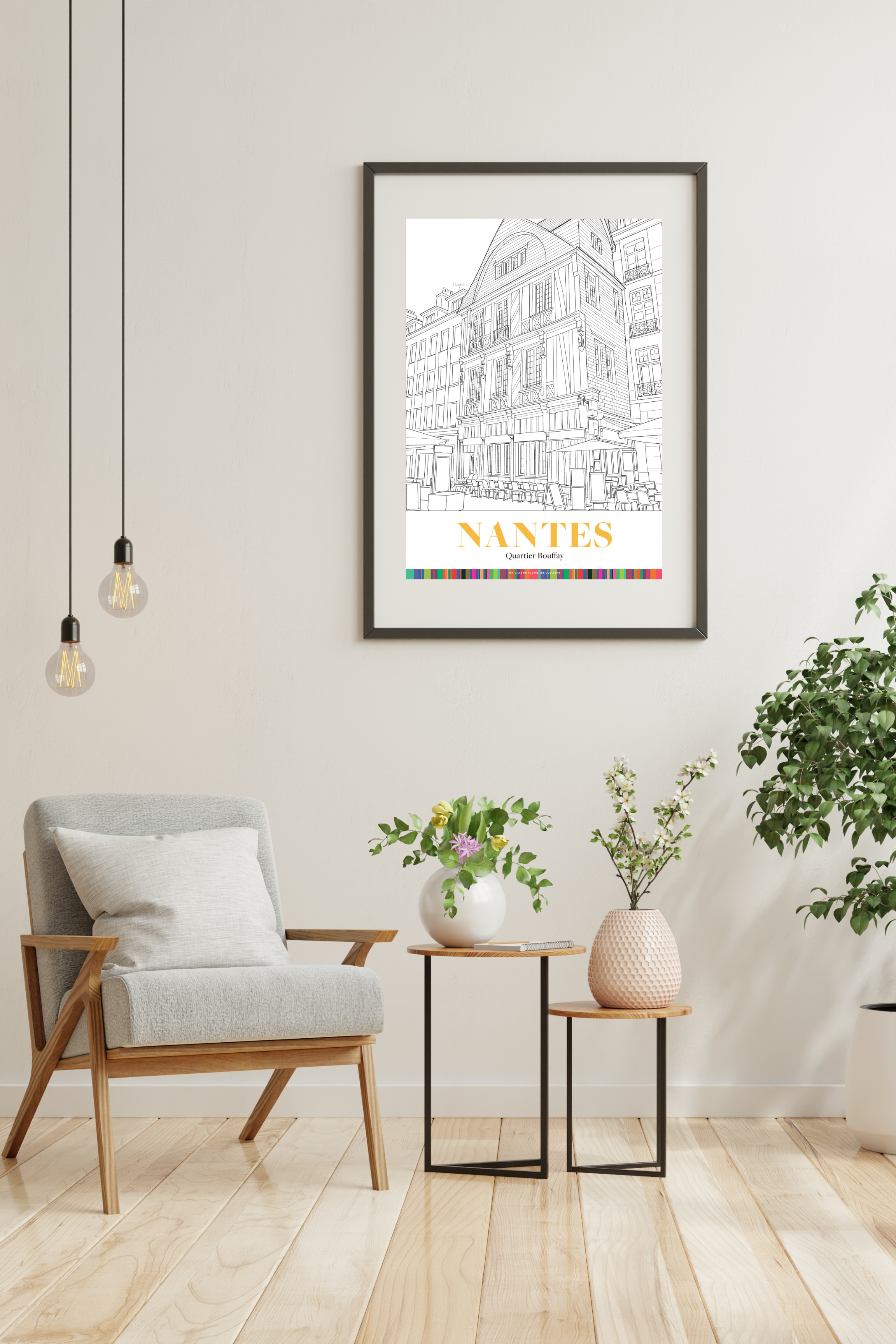 Pack 3 Affiches Nantes