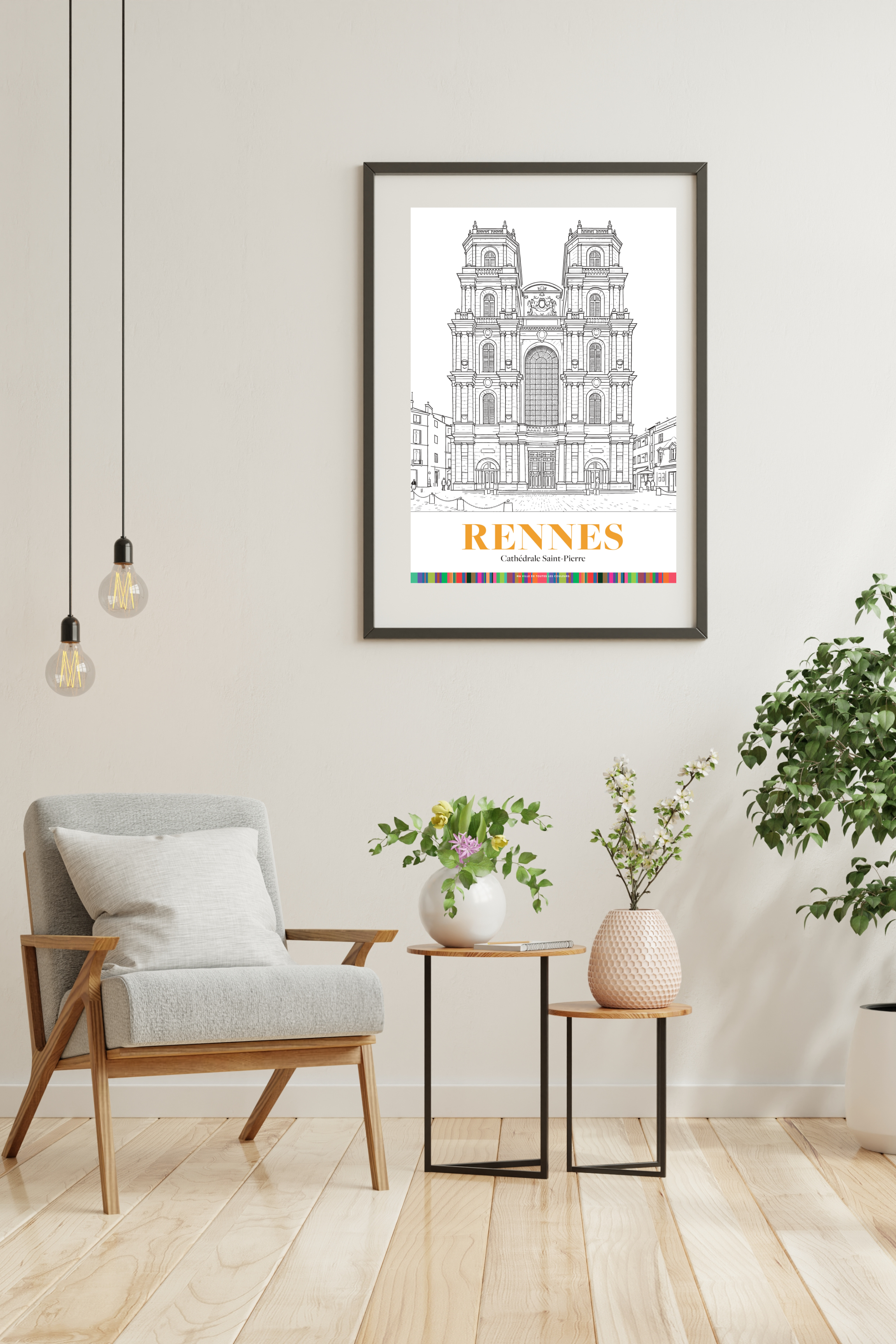 Pack 3 Affiches Rennes