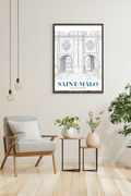 Affiche A2 Saint-Malo