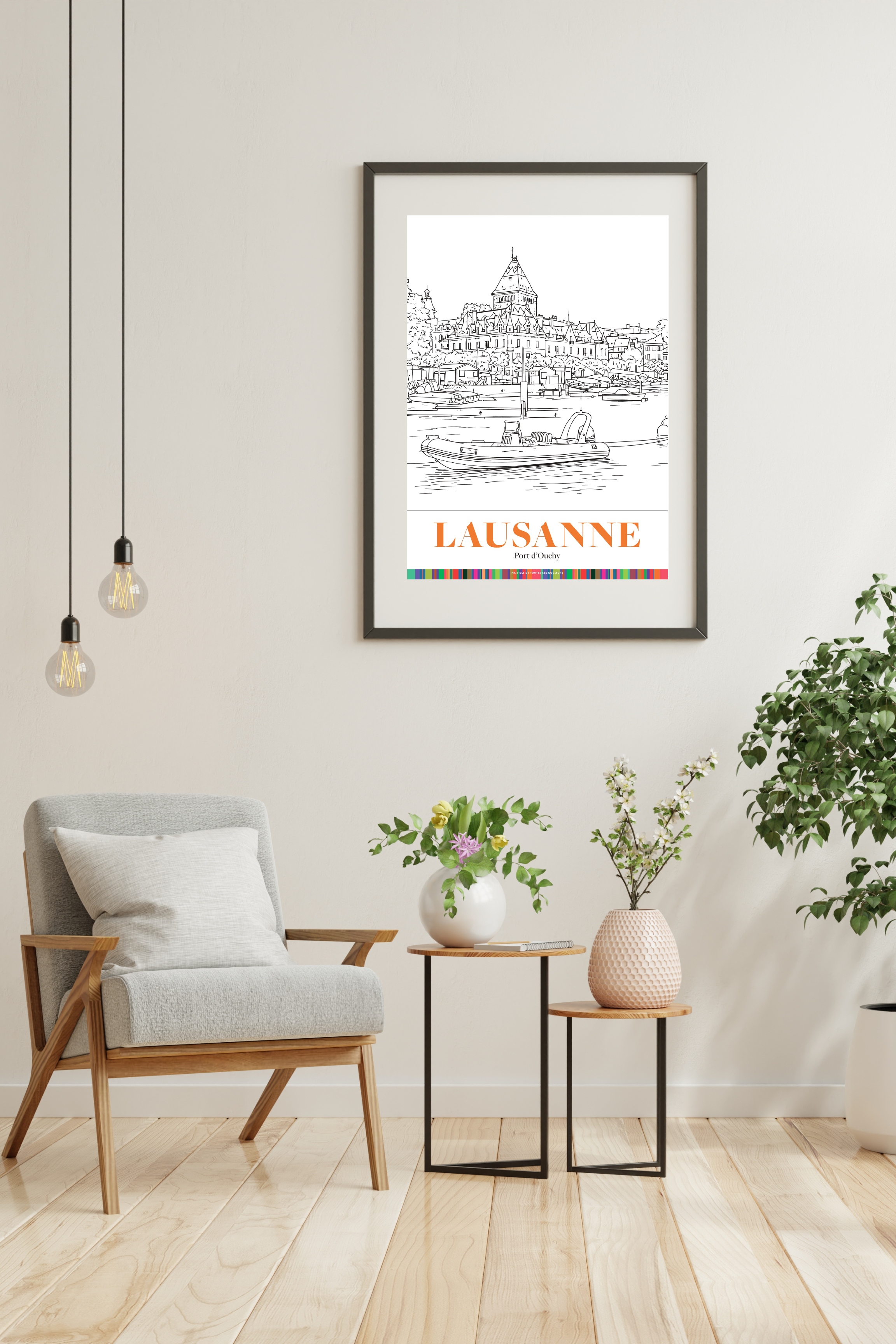 Pack 3 Affiches Lausanne