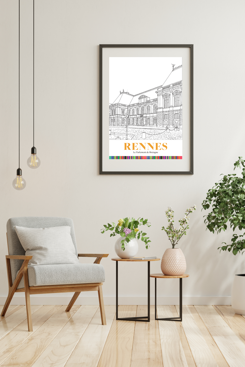 Pack 3 Affiches Rennes