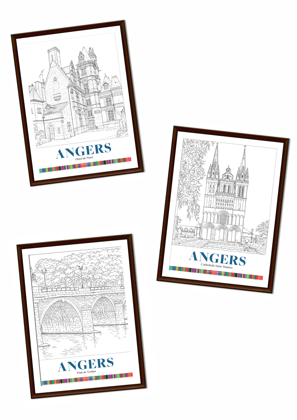 Pack 3 Affiches Angers