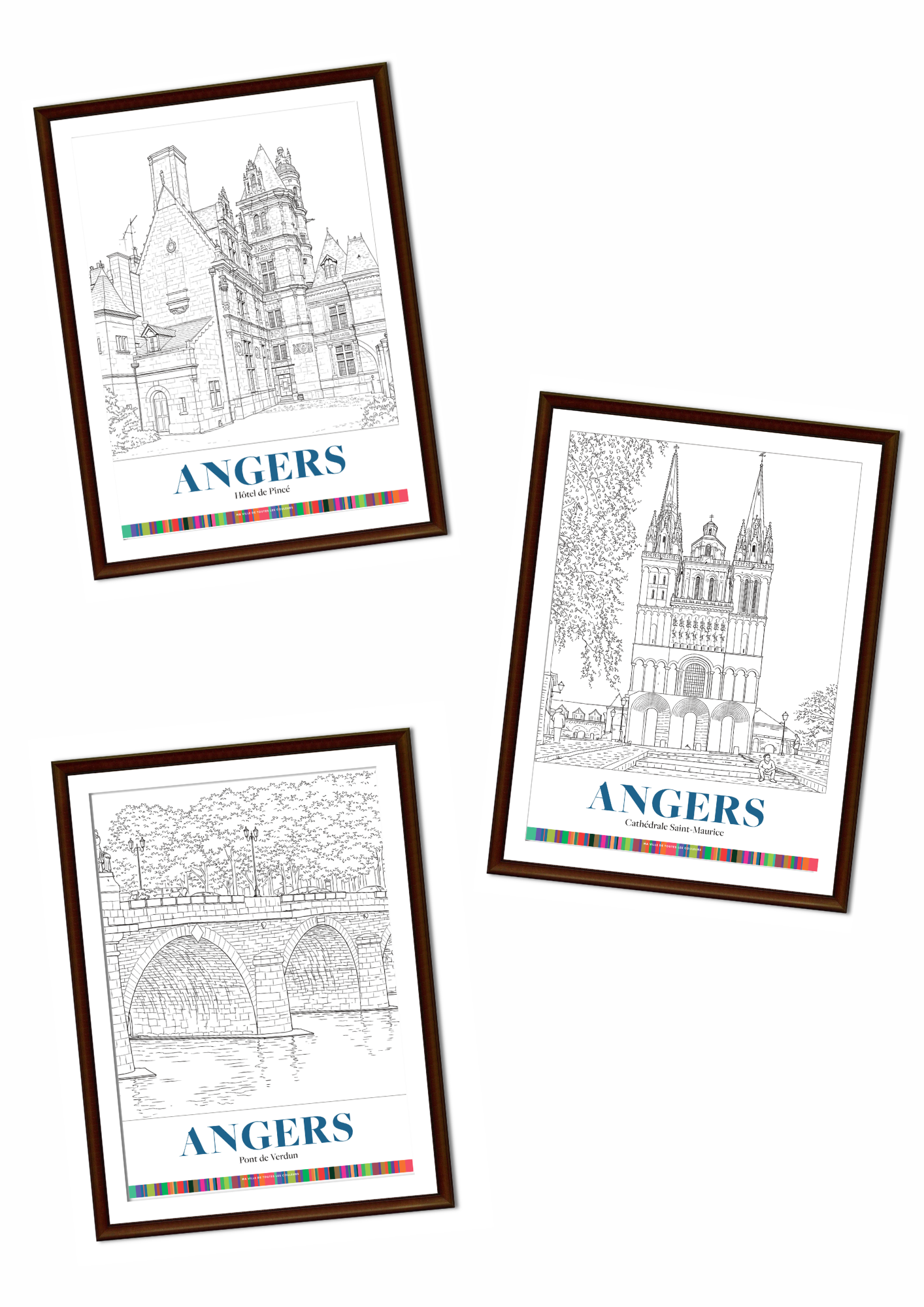 Pack 3 Affiches Angers