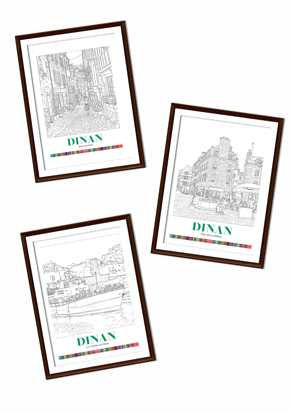 Pack 3 Affiches Dinan