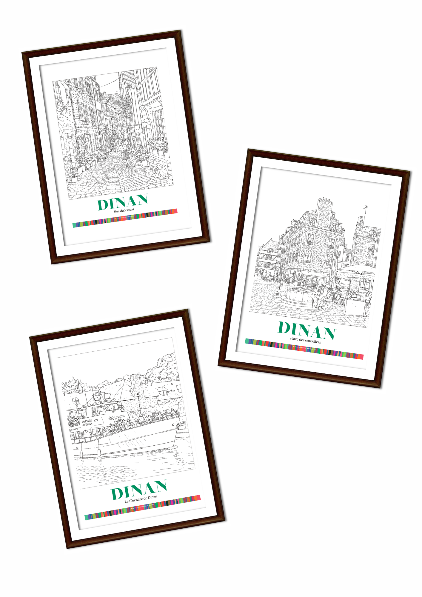 Pack 3 Affiches Dinan