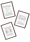 Pack 3 Affiches Saint-Malo