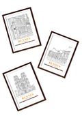 Pack 3 Affiches Rennes