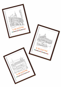 Pack 3 Affiches Lausanne